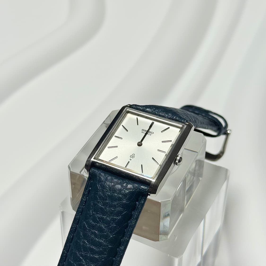 80's90's 빈티지 세이코 미니멀 실버 스퀘어 탱크 워치 상품이미지5