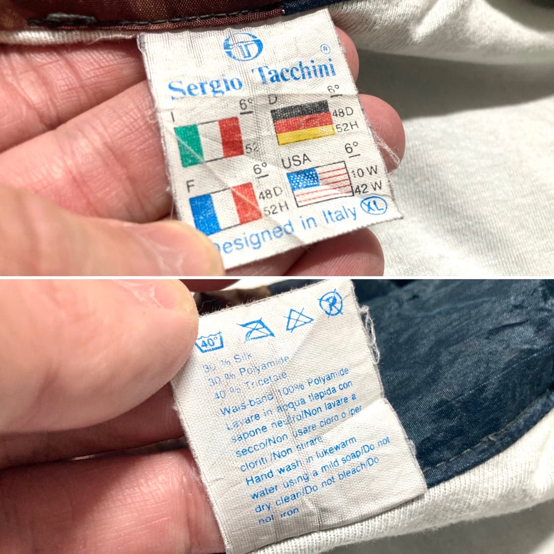 90s 세르지오타키니 오버핏 나일론 바람막이 110-115 상품이미지8