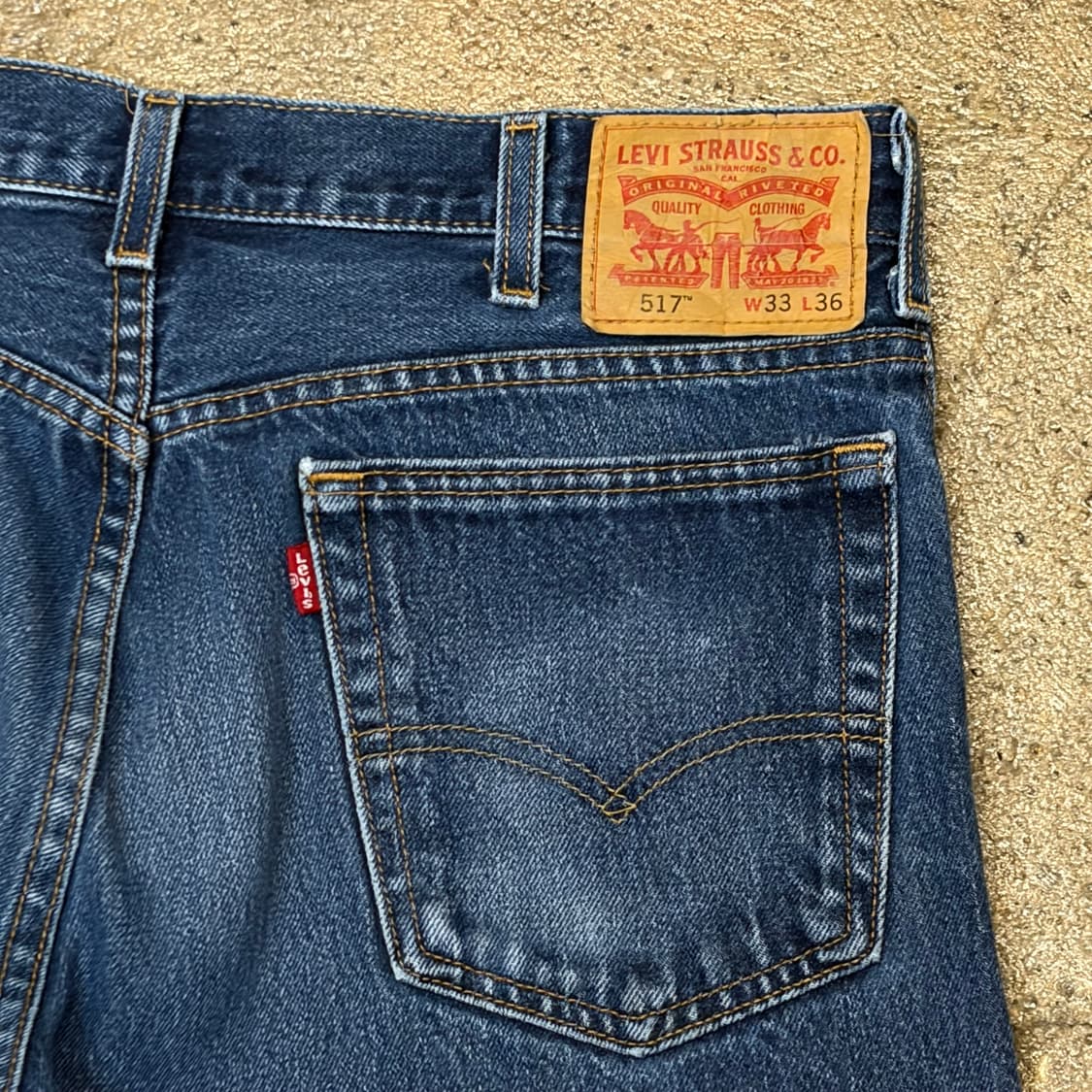 미국 빈티지 리바이스 517 부츠컷 청바지 데님팬츠 상품이미지7