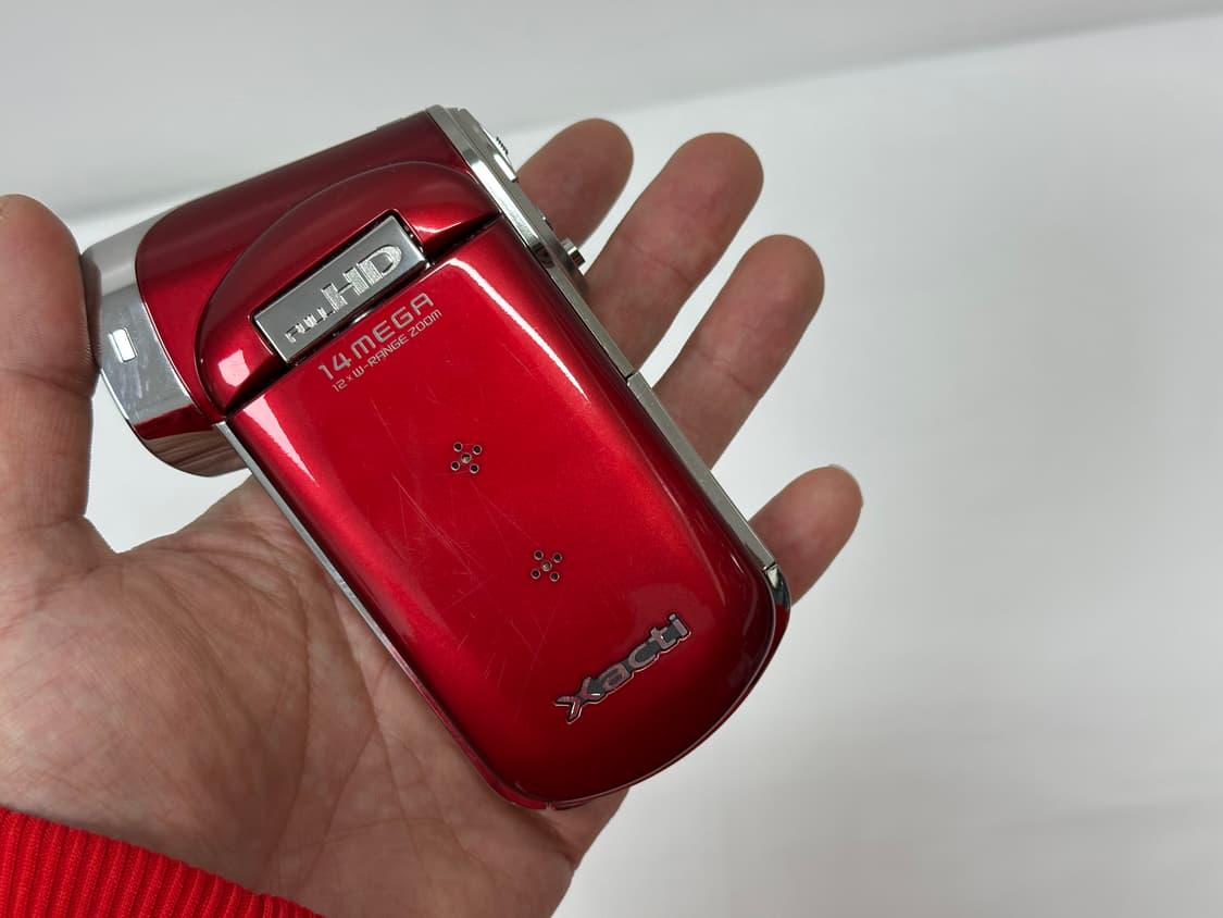 산요 작티 빈티지 캠코더 14MEGA 버건디 상품이미지7