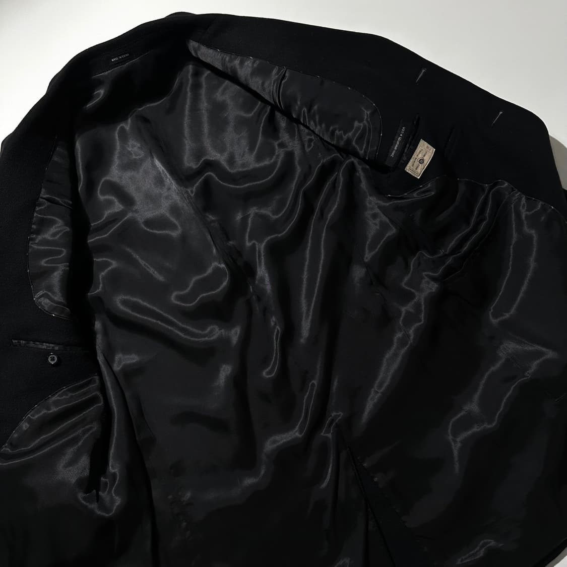 존 바바토스 캐시미어 100% 싱글 코트 블랙 상품이미지6