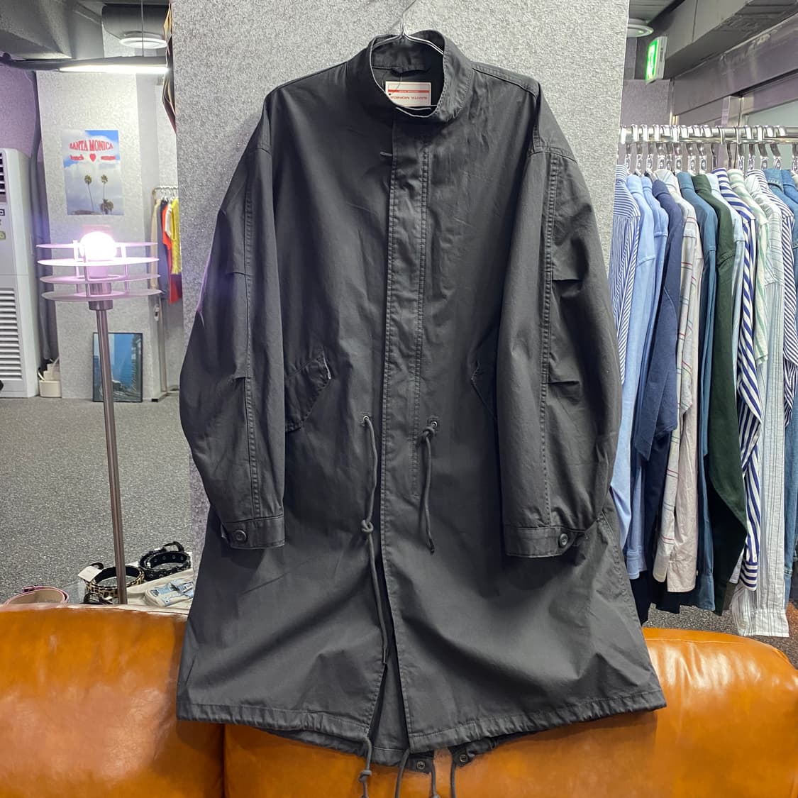 무신사 스탠다드 피쉬테일 차콜 야상 자켓 B3928 상품이미지2