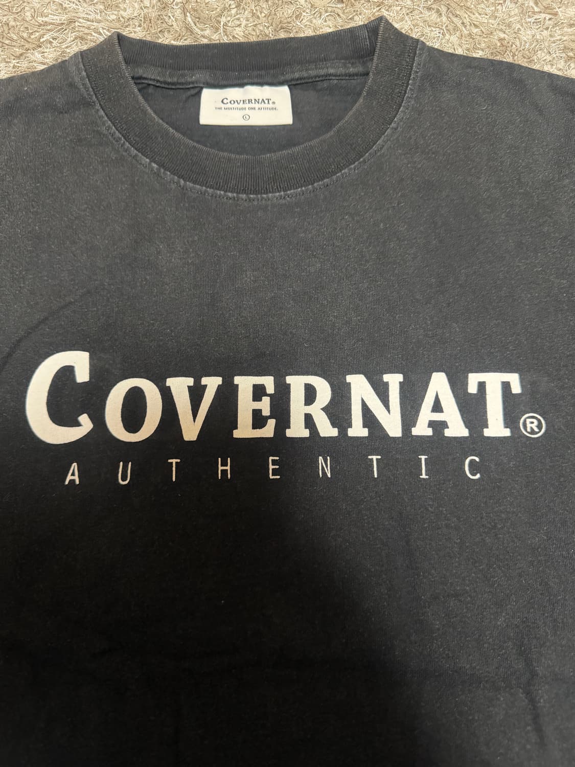 [L] 커버낫 블랙 반팔티 상품이미지3