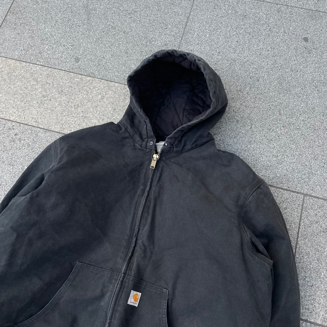 USA 빈티지 칼하트 J130 블랙 덕 액티브 자켓 상품이미지2