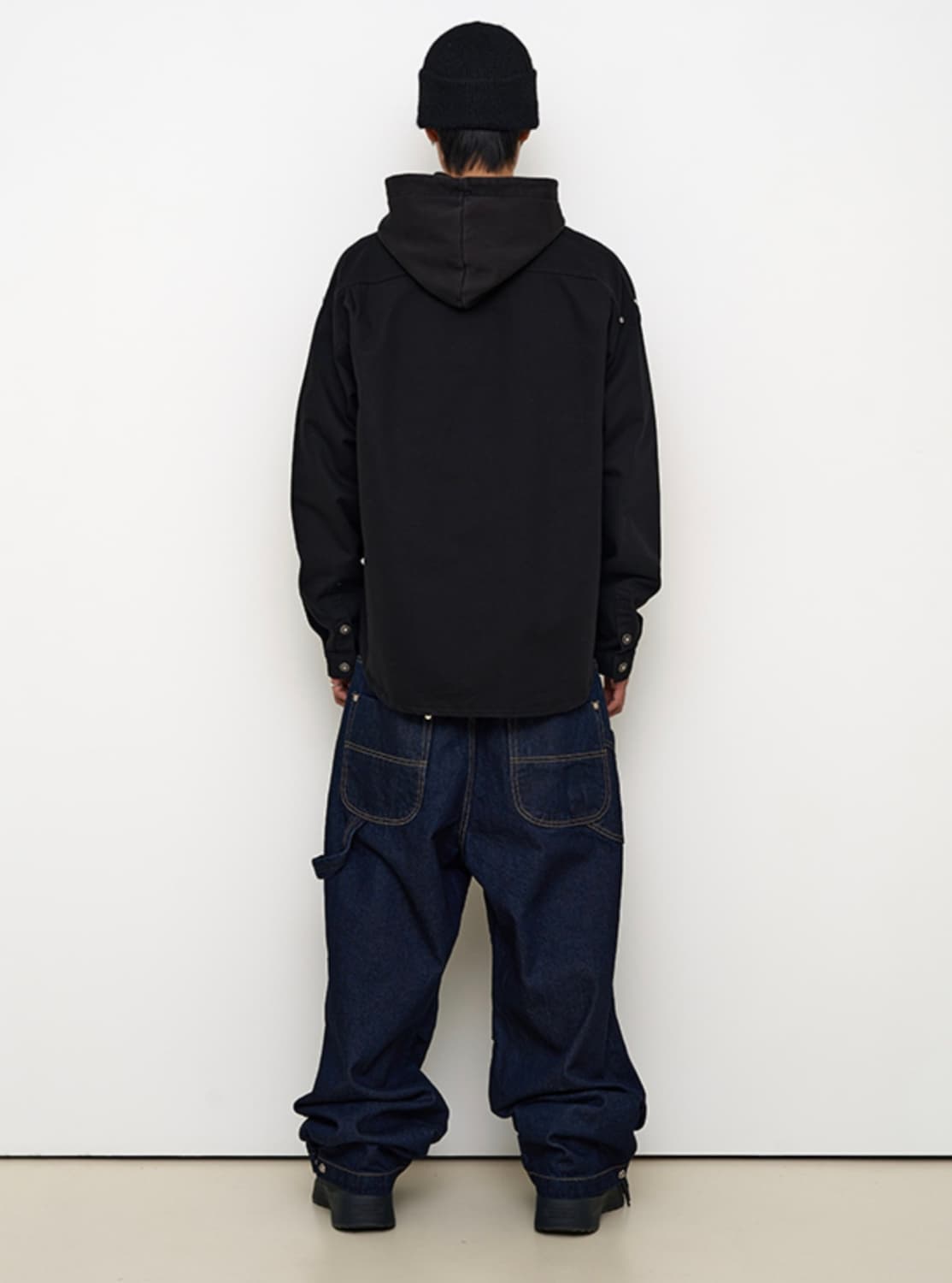 [1] 9999아카이브 더블니 데님팬츠 상품이미지4