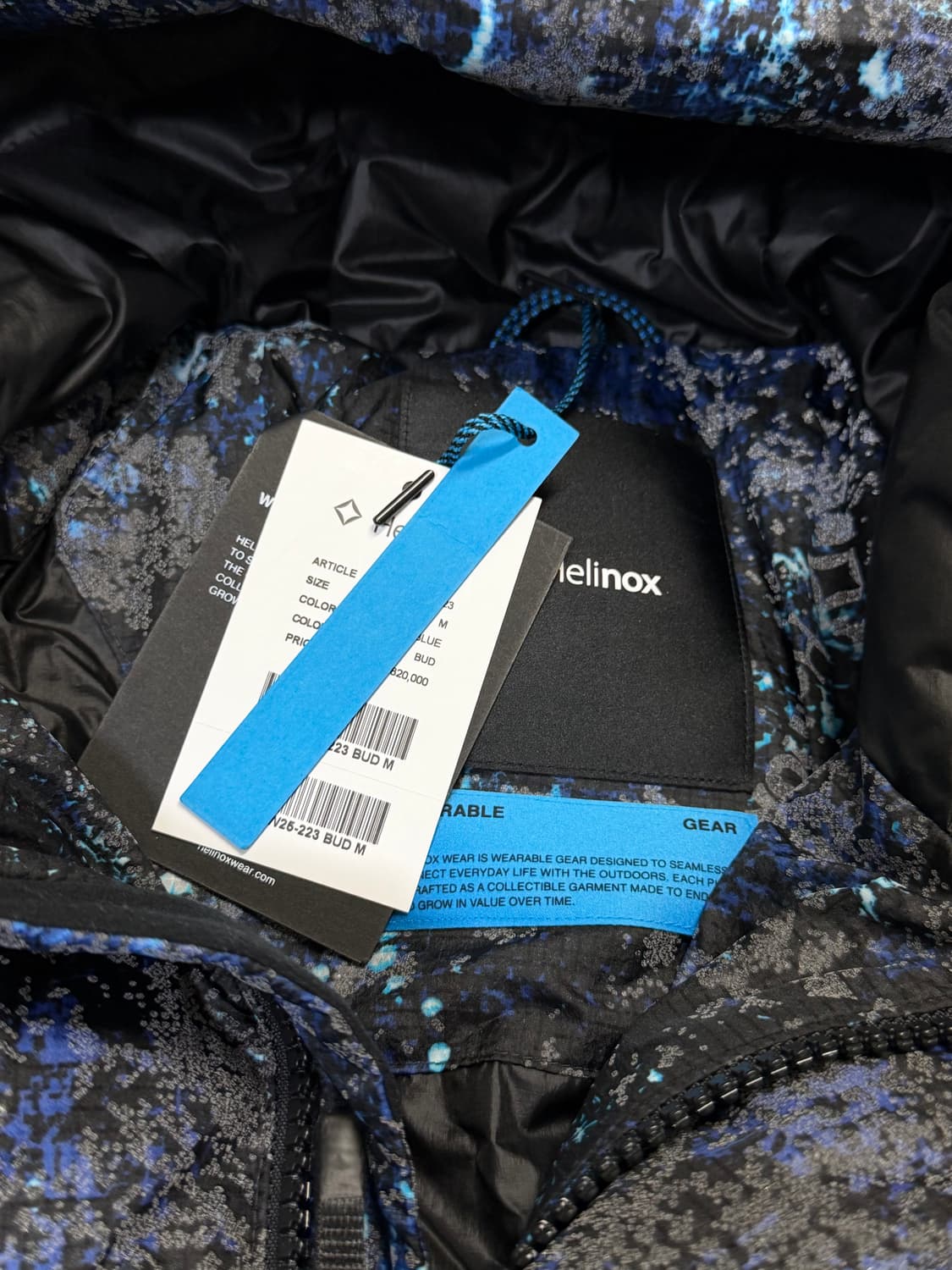 헬리녹스 웨어 리플렉티브 이클립스 다운 자켓 다크 블루 상품이미지3