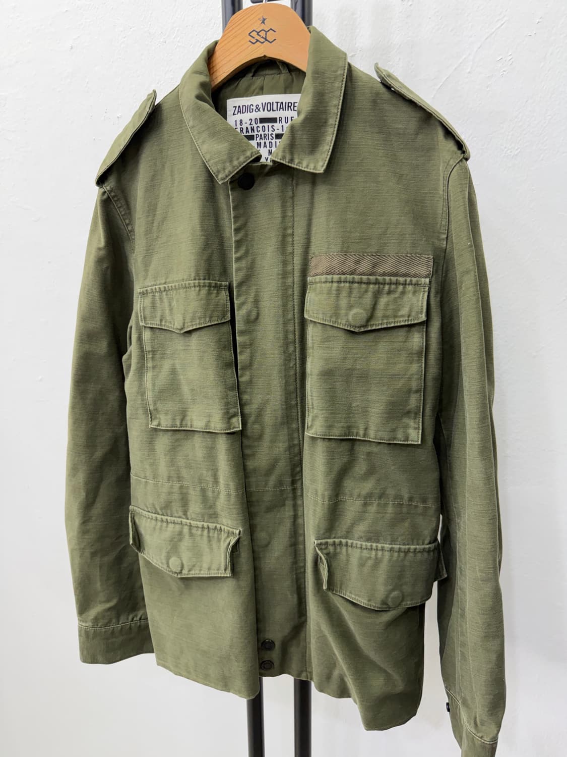 정품) 쟈딕앤볼테르 여성 야상자켓 S 상품이미지3