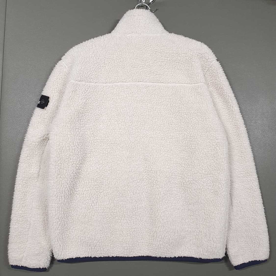 M) 내셔널지오그래픽 신형 헤러 플리스 양털 후리스 집업 자켓 화이트 상품이미지10