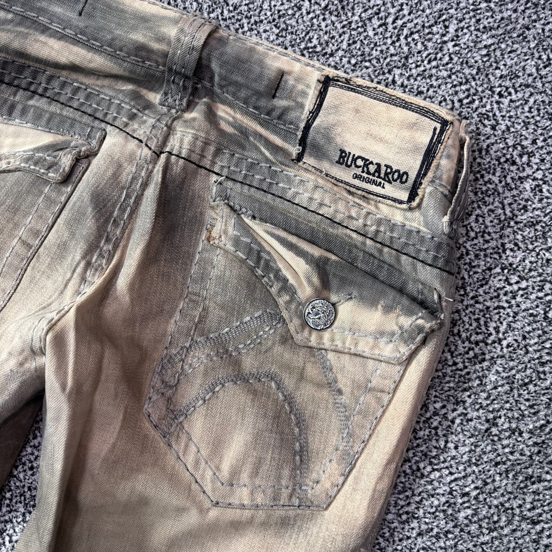 버카루 워싱 부츠컷 데님 팬츠 (30) 상품이미지8
