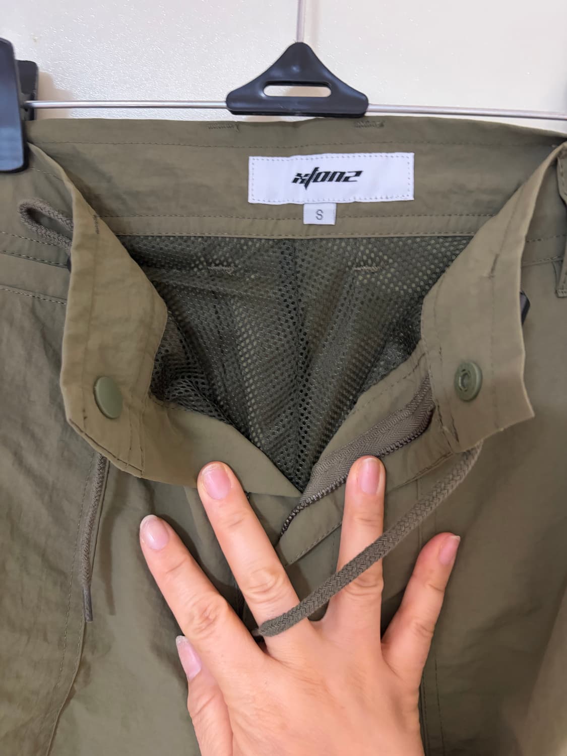 셔링 카고 팬츠  엑스톤즈 상품이미지3