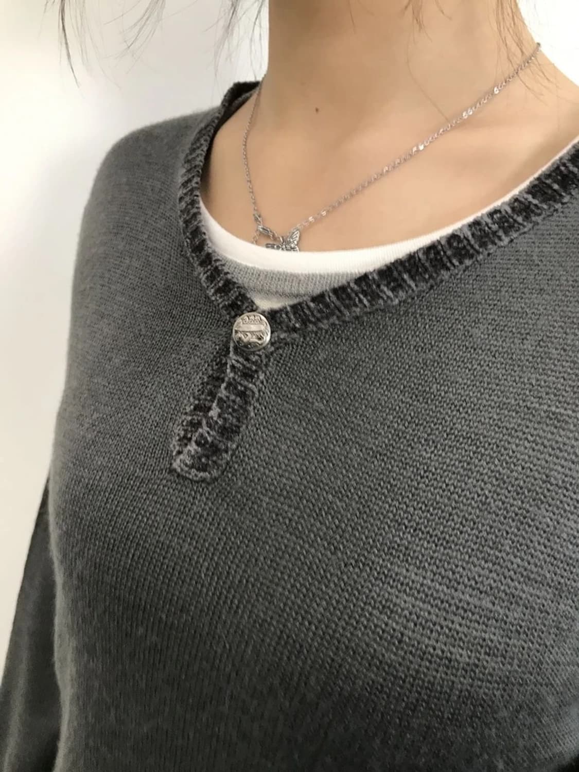 Mens Melrose Double Layer Knit 상품이미지2