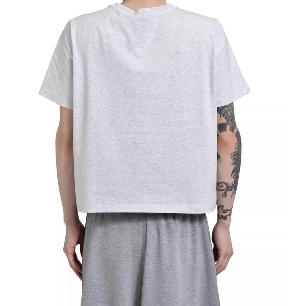 Mowalola 더블 스웻 티 그레이 xl 상품이미지2