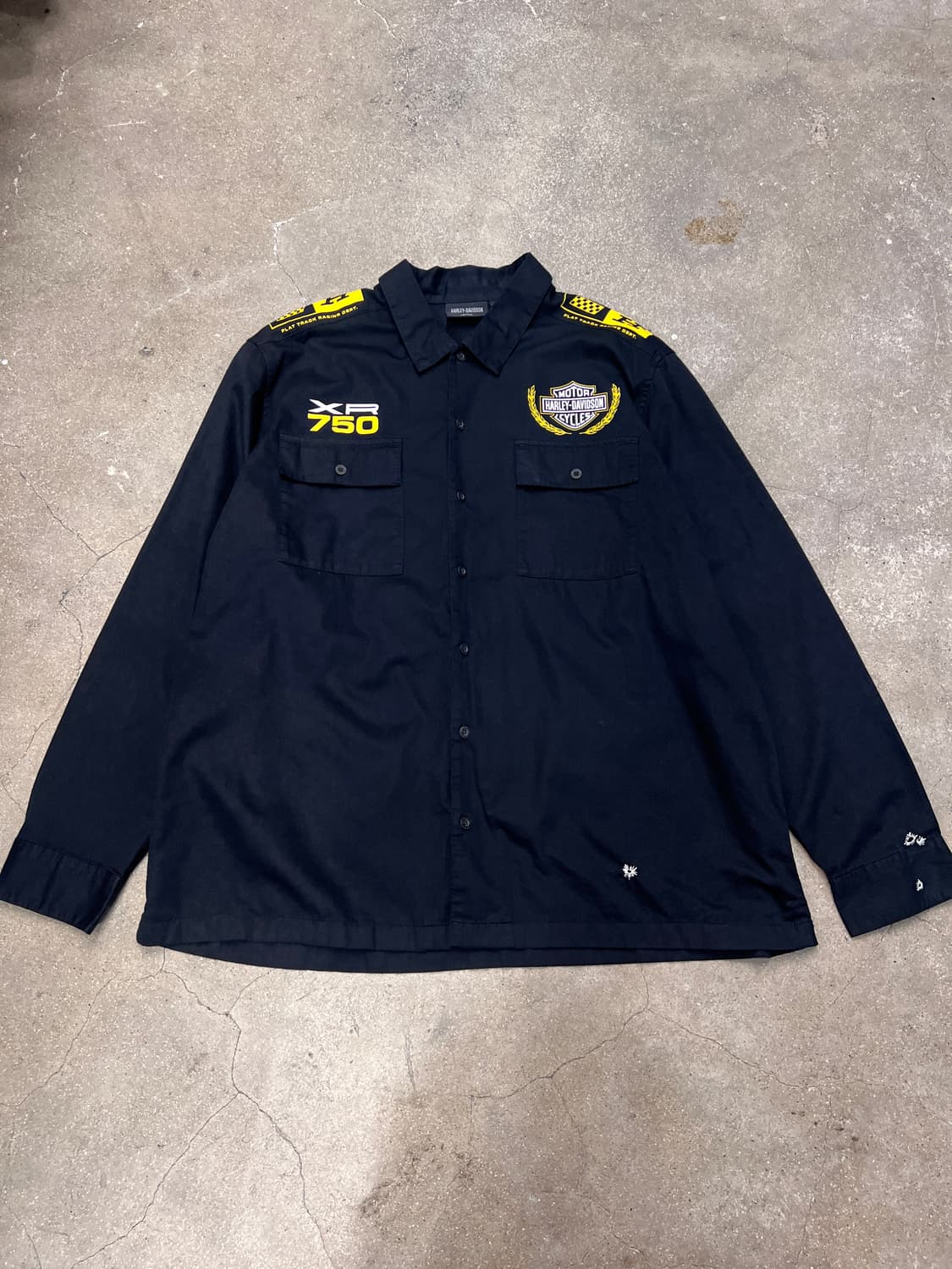 할리데이비슨 트로피 메카닉 긴팔셔츠 상품이미지1