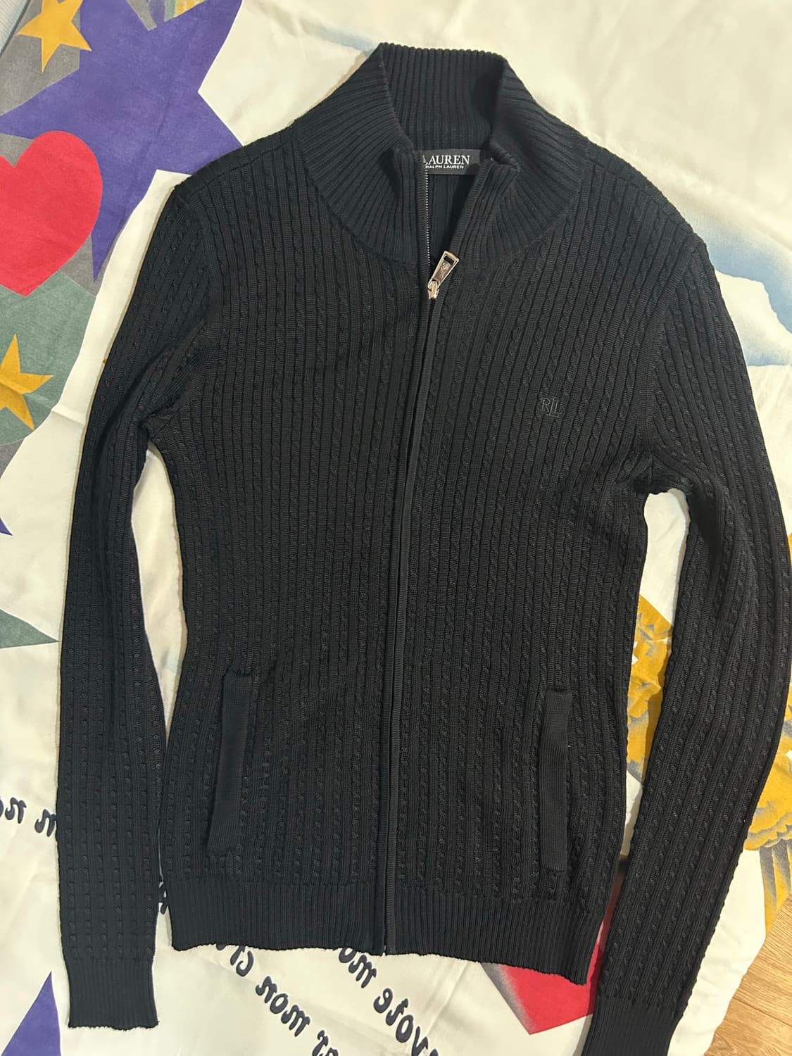 LAUREN RALPH LAUREN케이블 니트 집업S 상품이미지2