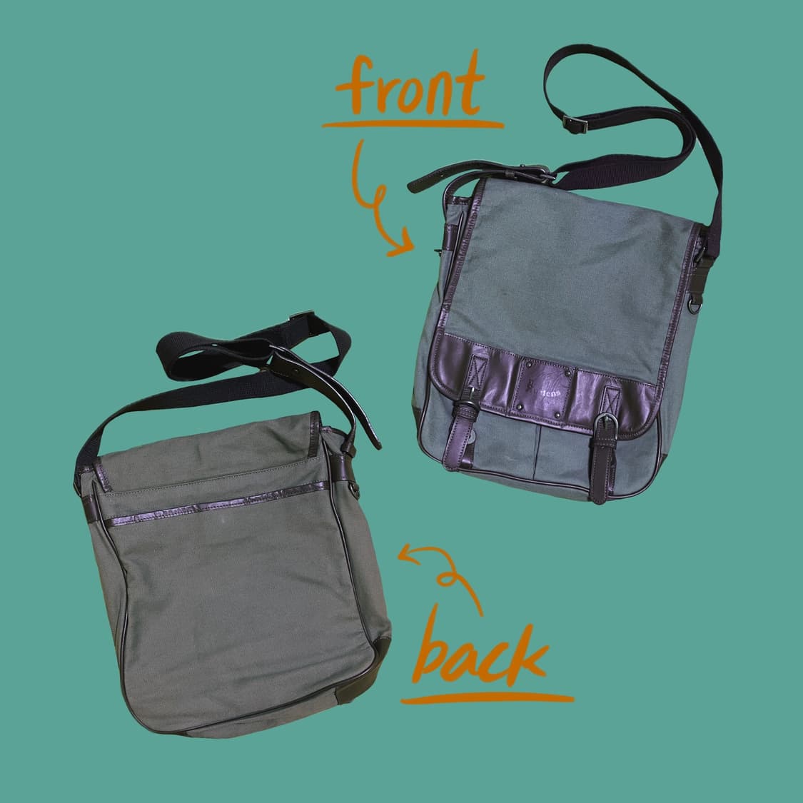 닥터마틴 캔버스 레더 크로스백 상품이미지2