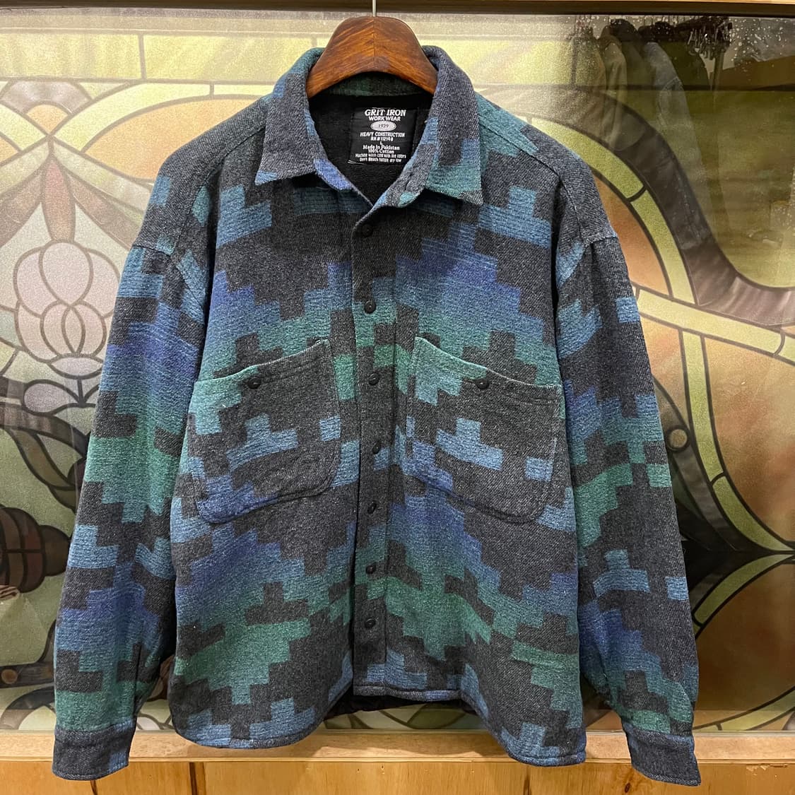 Vintage패턴 셔츠 상품이미지1