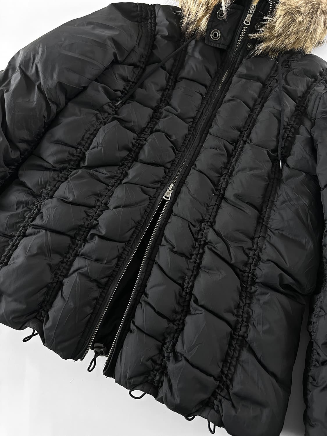 00s 노티카 진스 컴퍼니 셔링 퍼 후드 다운 자켓 상품이미지4