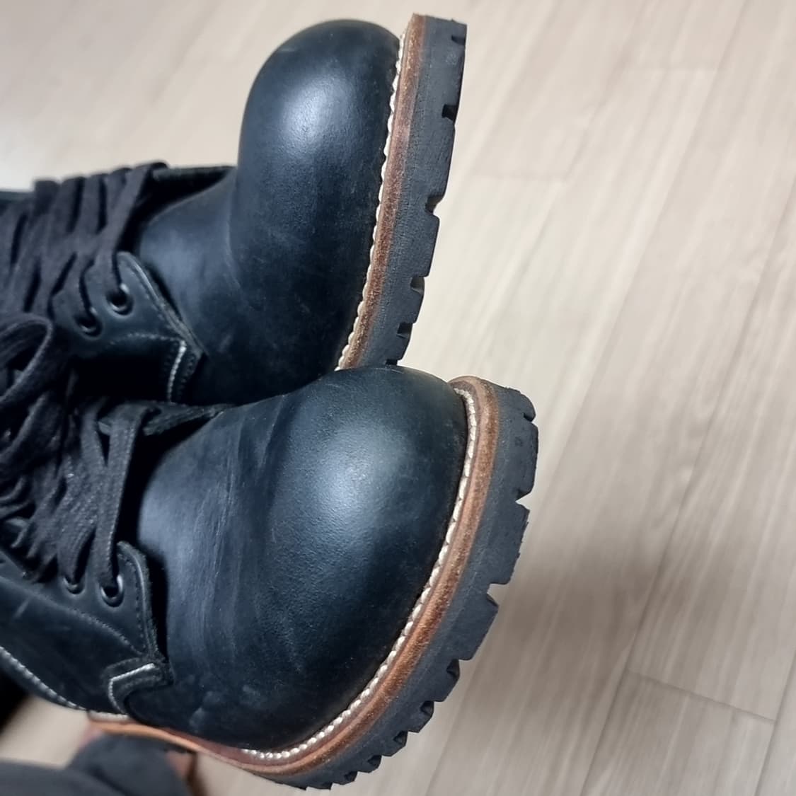 호킨스블랙 레더 워커 부츠(235-240) 상품이미지3