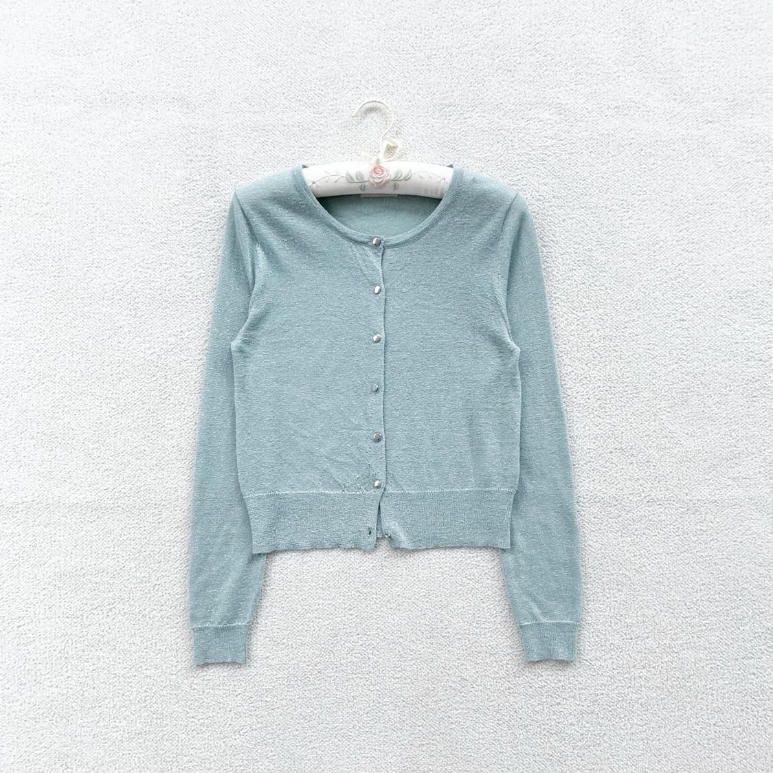 소다맛 글리터 여리핏 코인 가디건 상품이미지1