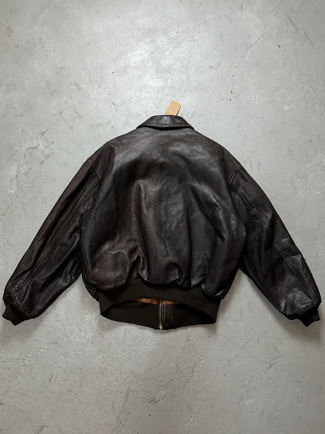 90's OG 빈티지 아비렉스 A2 봄버 자켓 빈티지 레더 자켓 상품이미지4