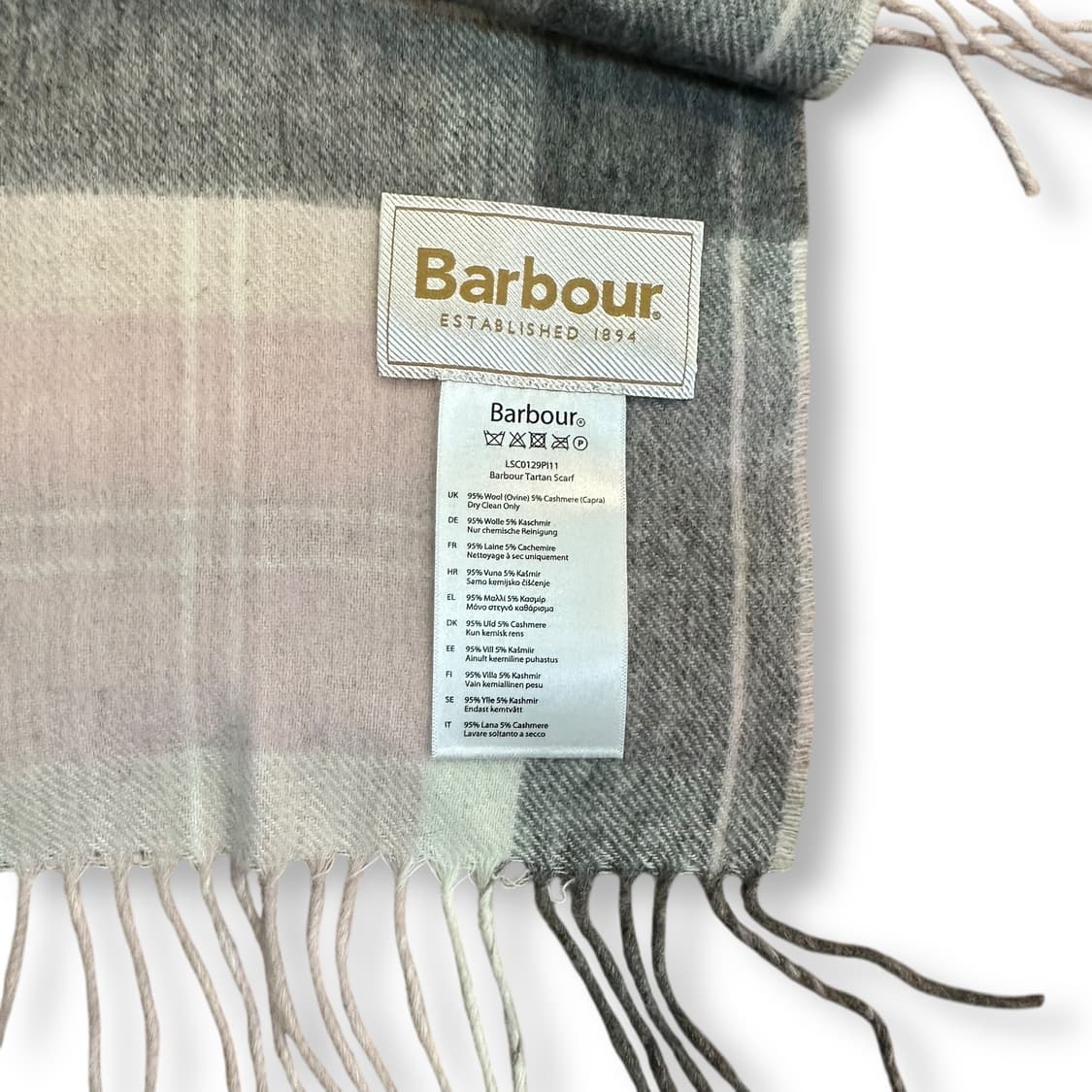 바버 울캐시미어 머플러 상품이미지4