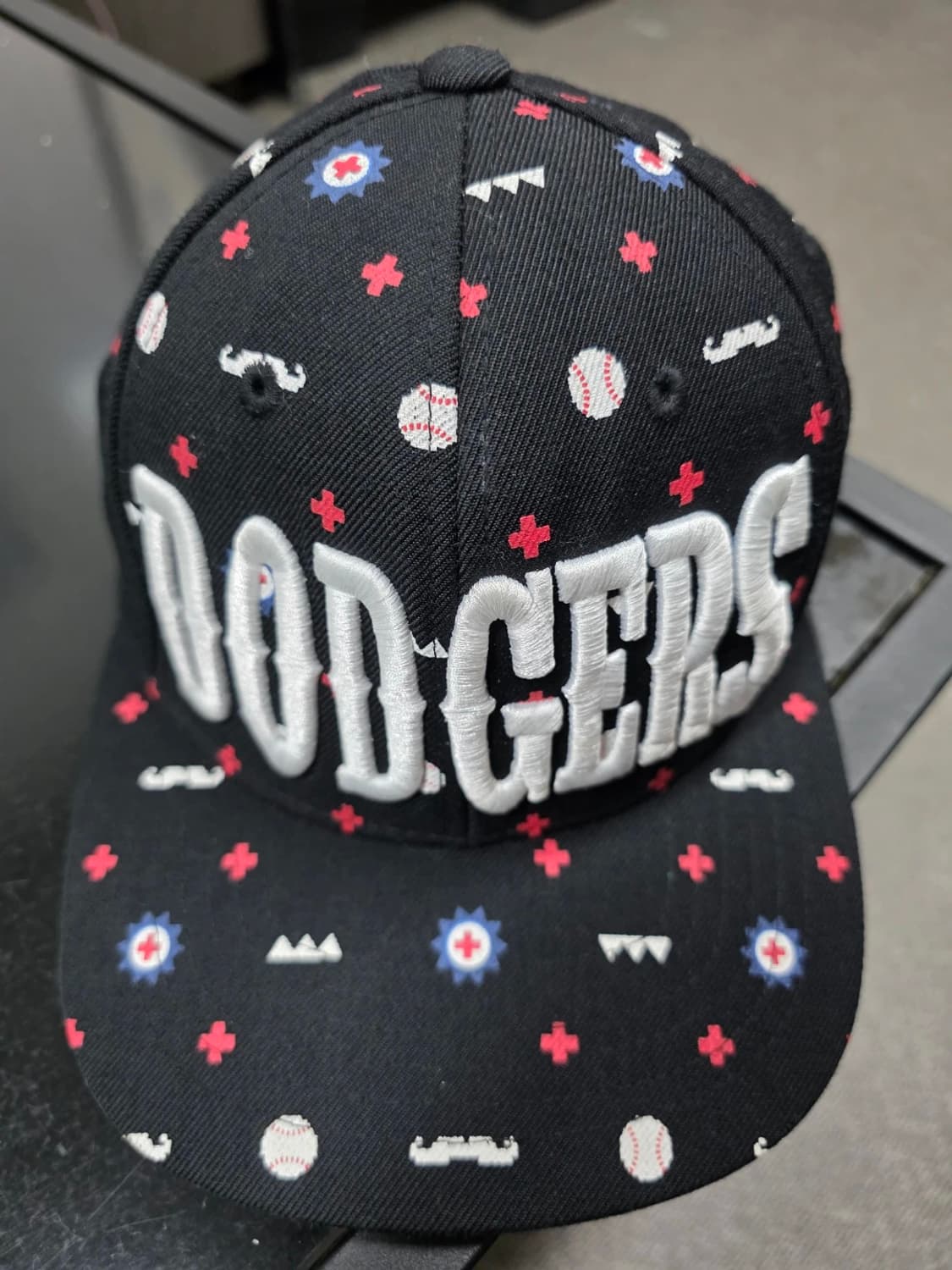 MLB LA 다저스 패턴 스냅백 상품이미지2