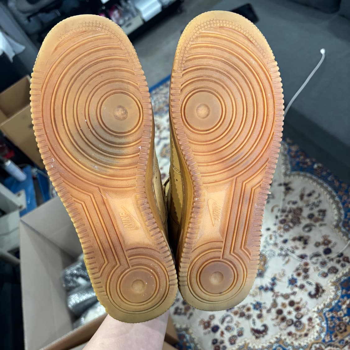 나이키 에어포스 미드 브라운 270 된장포스 상품이미지7