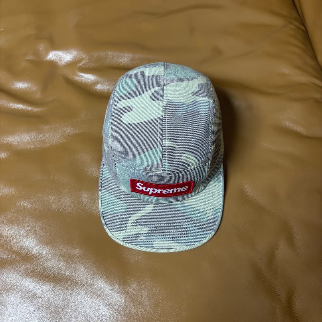 Supreme 슈프림 워시드 카모 캠프캡 모자 (Washed Camo) 상품이미지5