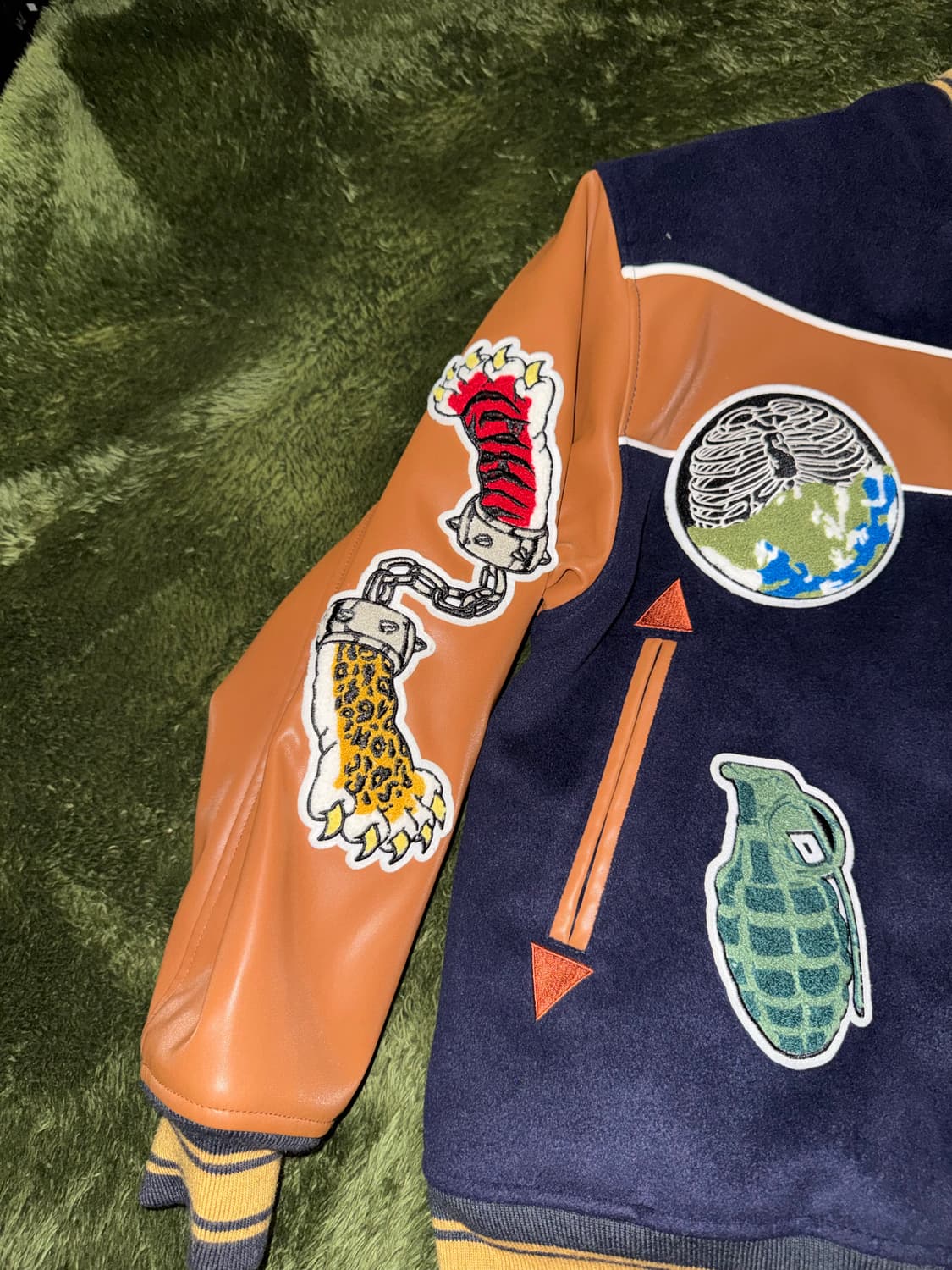 [1] High Gate Japan 하이게이트 패치워크 바시티 자켓 상품이미지6