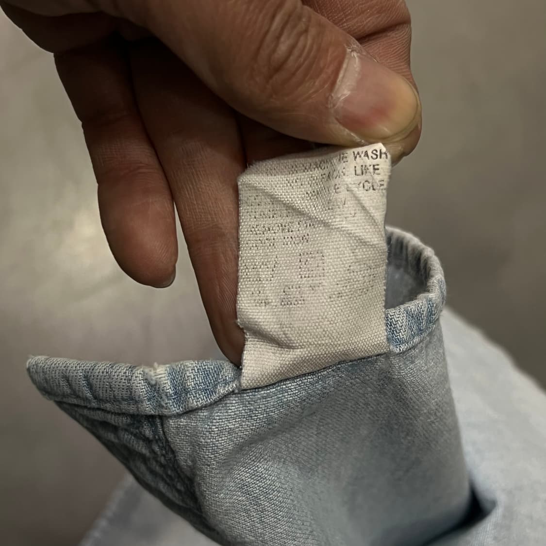  울리치 배색 카라 데님 셔츠 y15808 상품이미지9