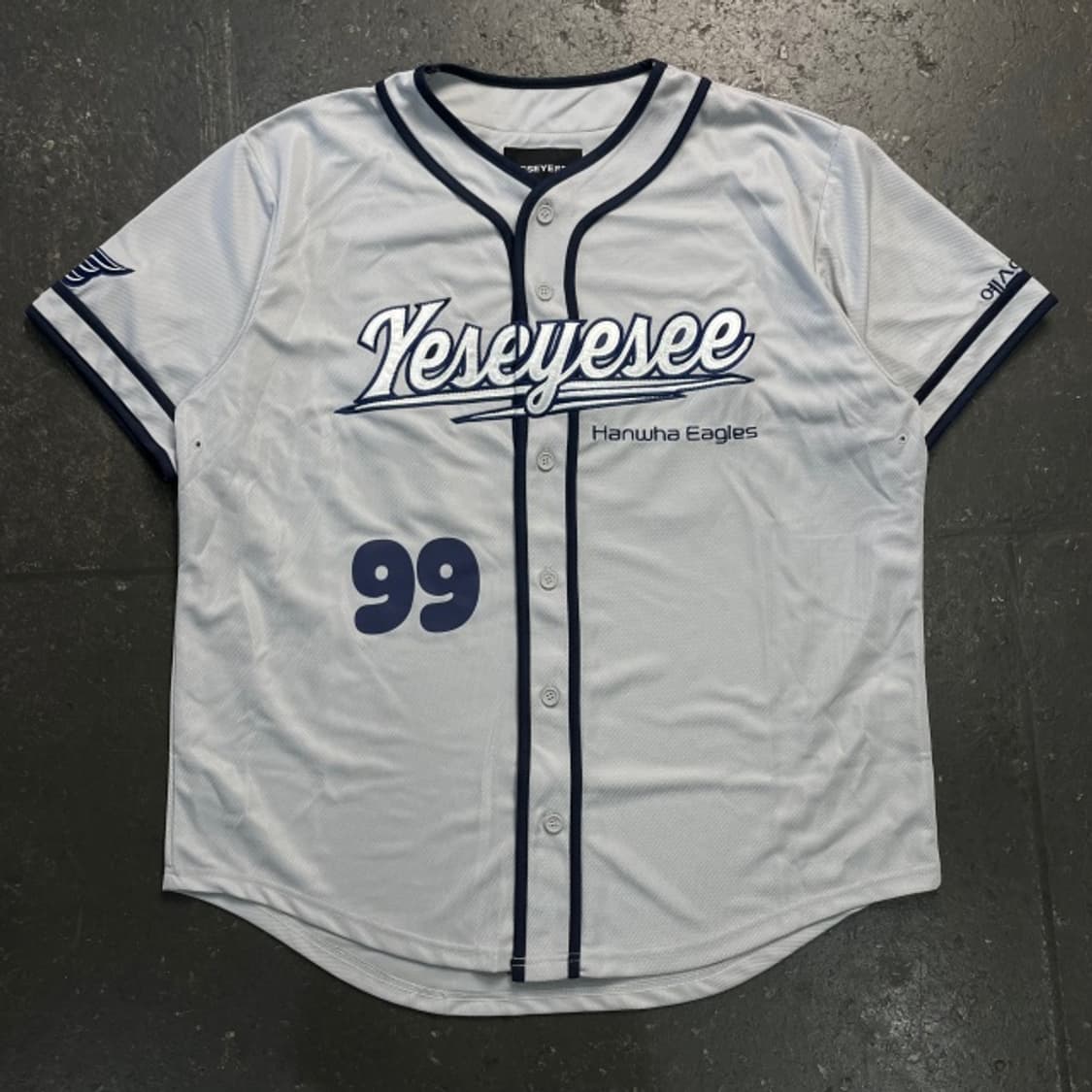 105 한화이글스 x 예스아이씨 류현진 베이스볼 져지 유니폼 상품이미지1