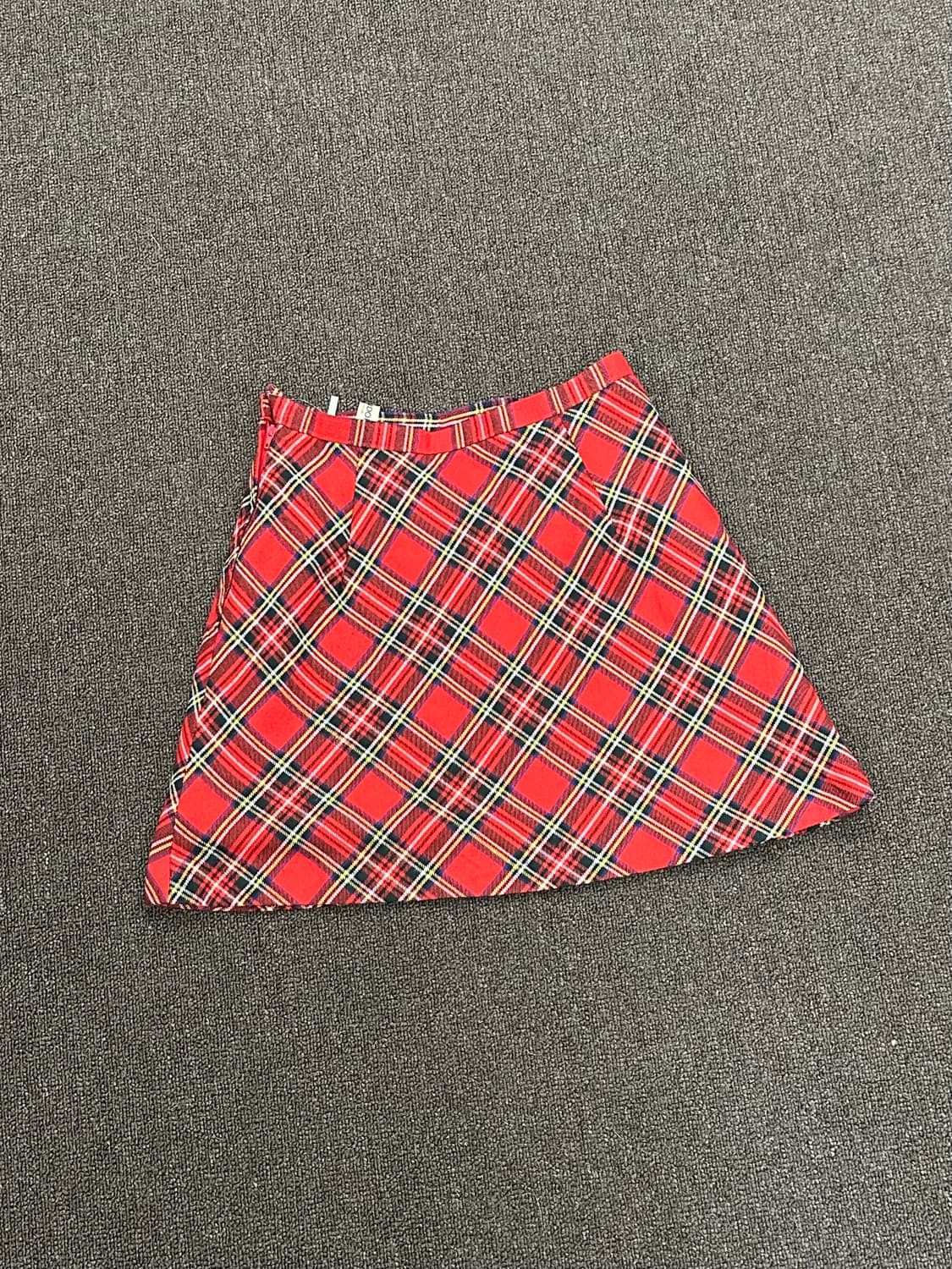 OS)Pandora vintage 타탄체크 레드 스커트 상품이미지1