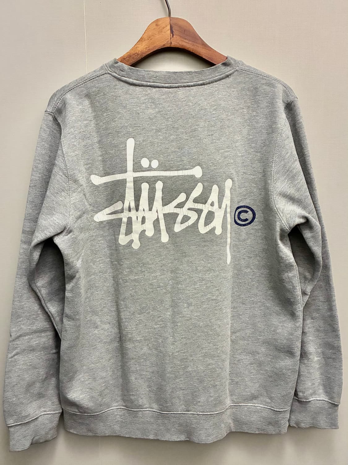(M)Stussy 스투시 베이직 헤비코튼 리버스위브 맨투맨 스웻셔츠 상품이미지7