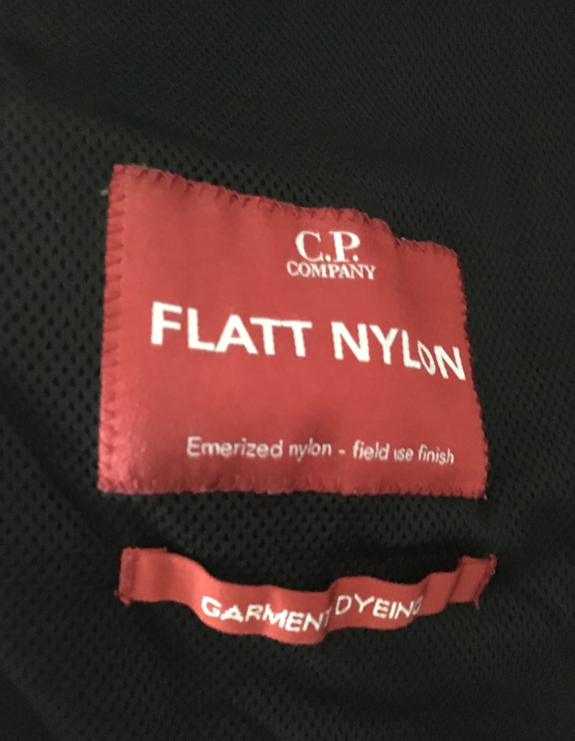 씨피컴퍼니 FLATT NYLON GOGGLE JACKET 블랙 판매합니다 상품이미지6