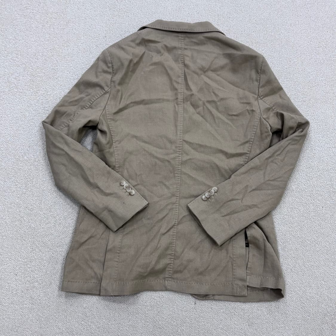 실측확인 마시모두띠 린넨 블레이저 자켓 0519E 상품이미지2