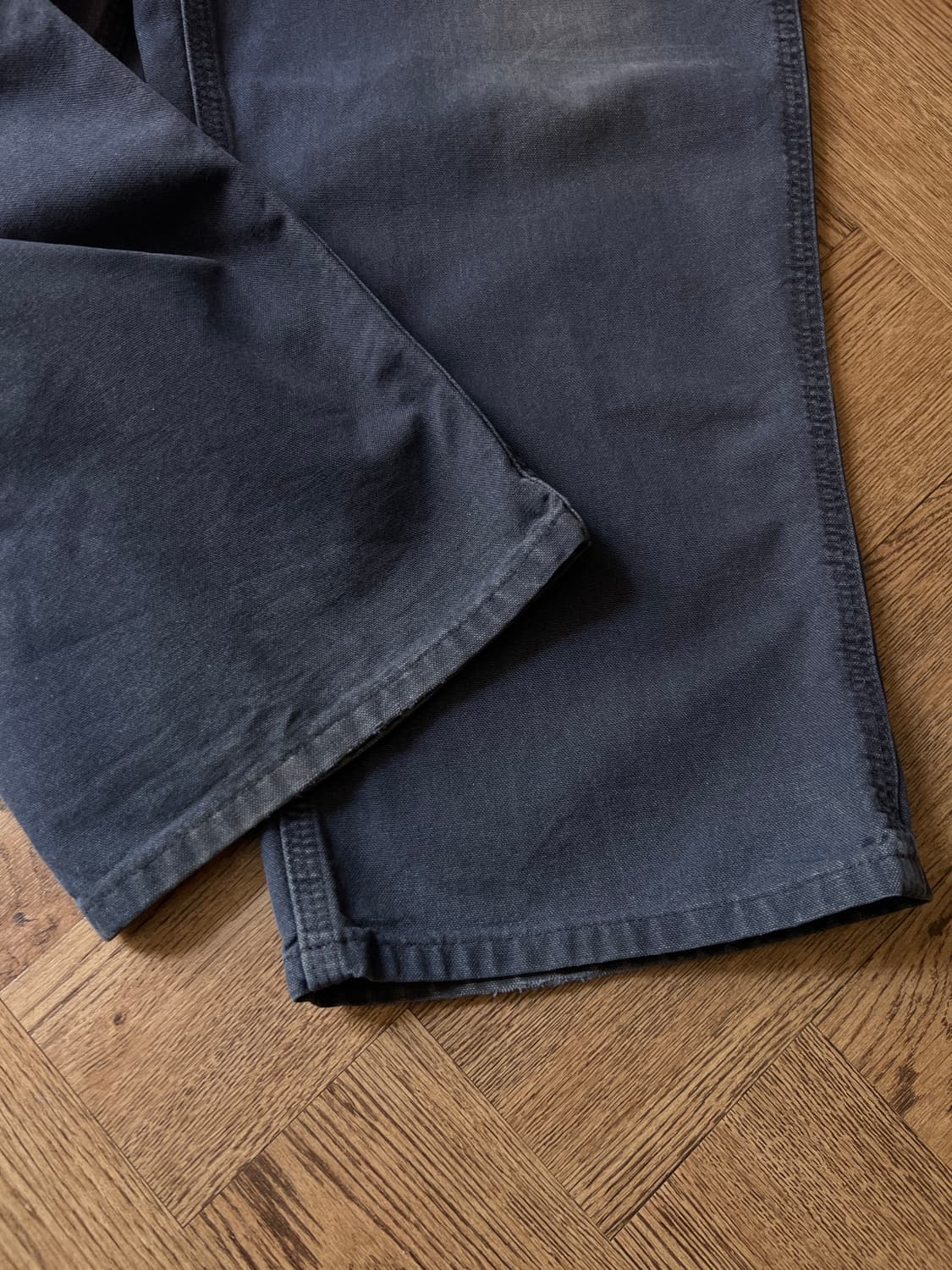 [38]칼하트 USA 빈티지 워싱 미드나잇 네이비 싱글니 워크 팬츠 상품이미지7