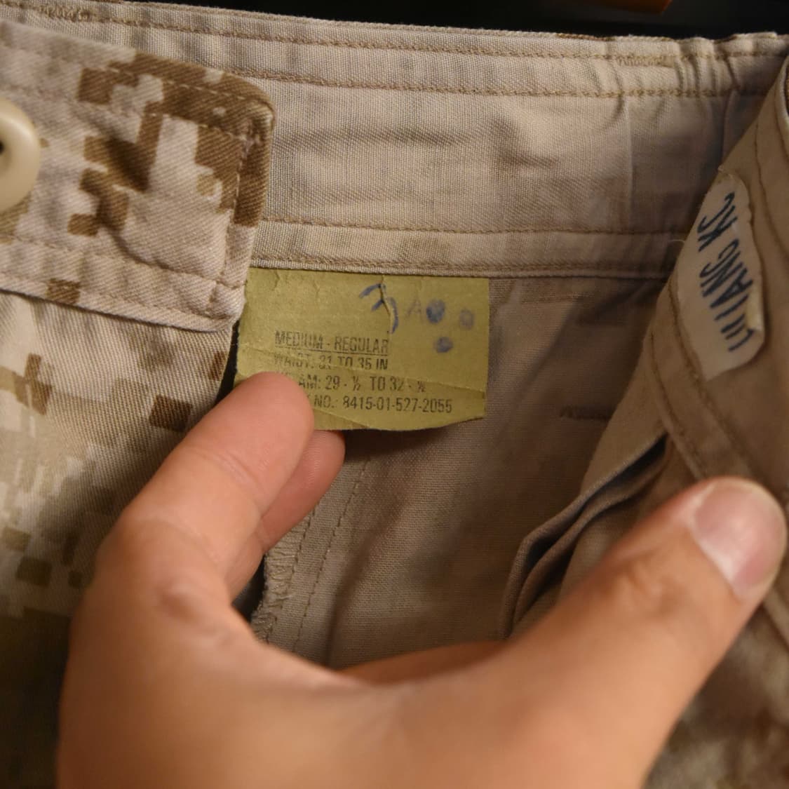 미해병대 오리지널 데저트 MARPAT 팬츠 MR (31-35인치) 상품이미지6
