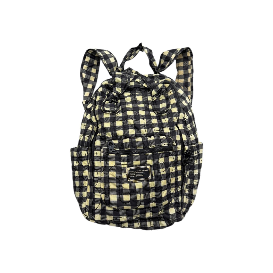 마크제이콥스 퀼팅 체크 백팩 상품이미지1