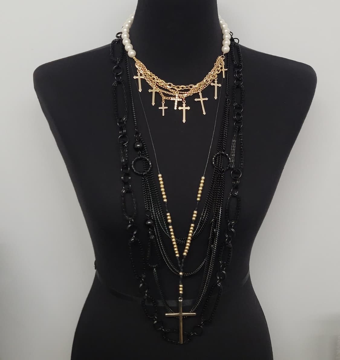cross necklace set 상품이미지2