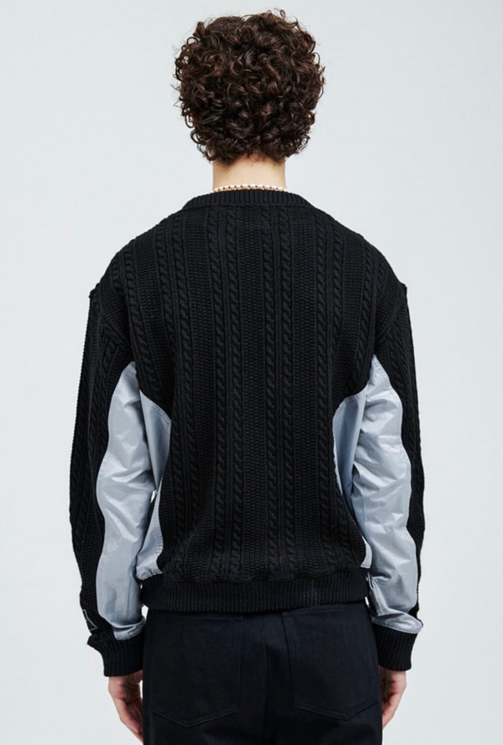 [M] 애니타임로릭 니트 Arnica Mix Knit Black 상품이미지2