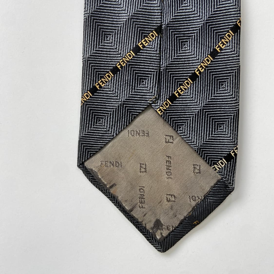 펜디(FENDI)  영문 모노그램 명품 정품 넥타이 상품이미지8