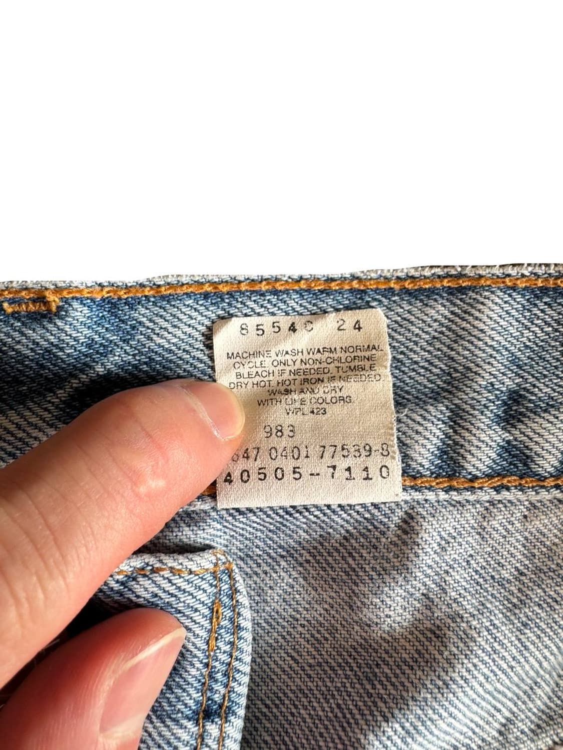 00s 리바이스 505 인디고진 (32) 상품이미지5