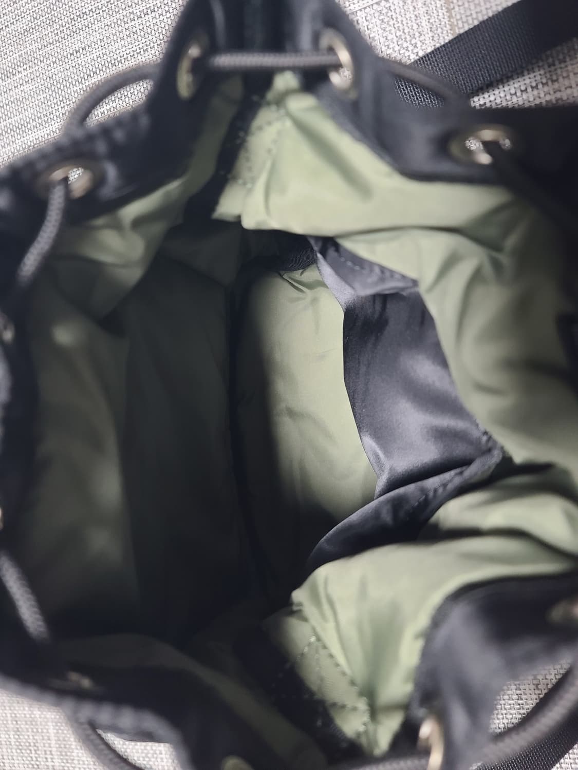 요시다포터 벌룬삭 토트백 크로스백 복조리 버킷백 블랙 상품이미지4