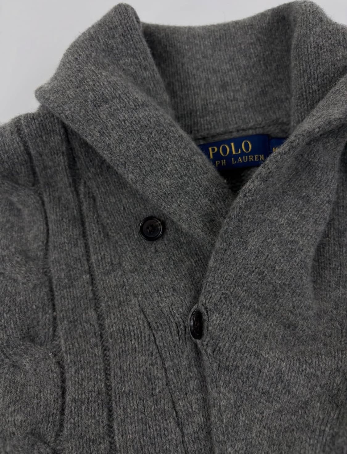  폴로 랄프로렌 울 숄카라 가디건  상품이미지4