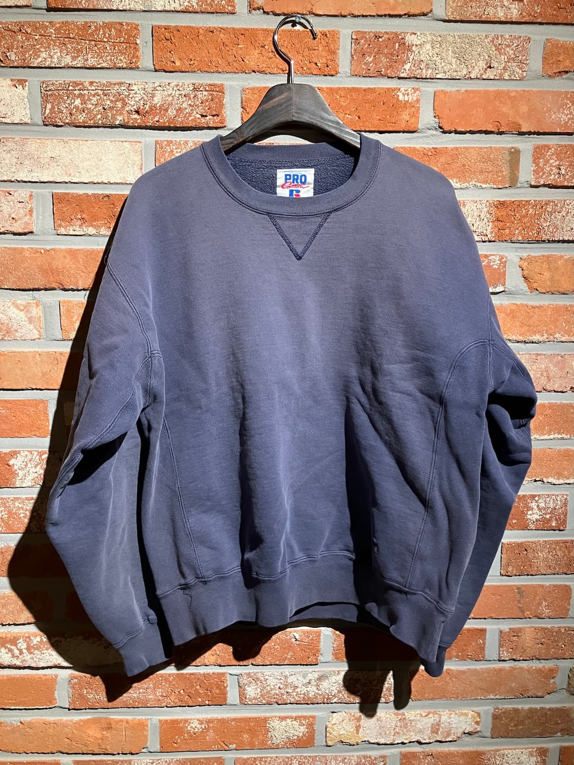 90s USA 빈티지 러셀 플레인 스웻 셔츠 맨투맨 상품이미지2