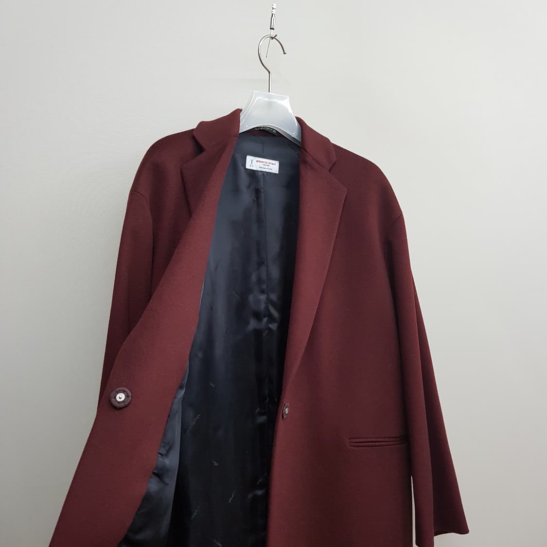 알베르토 비아니 로로피아나 울소재 싱글 코트 38사이즈 상품이미지6