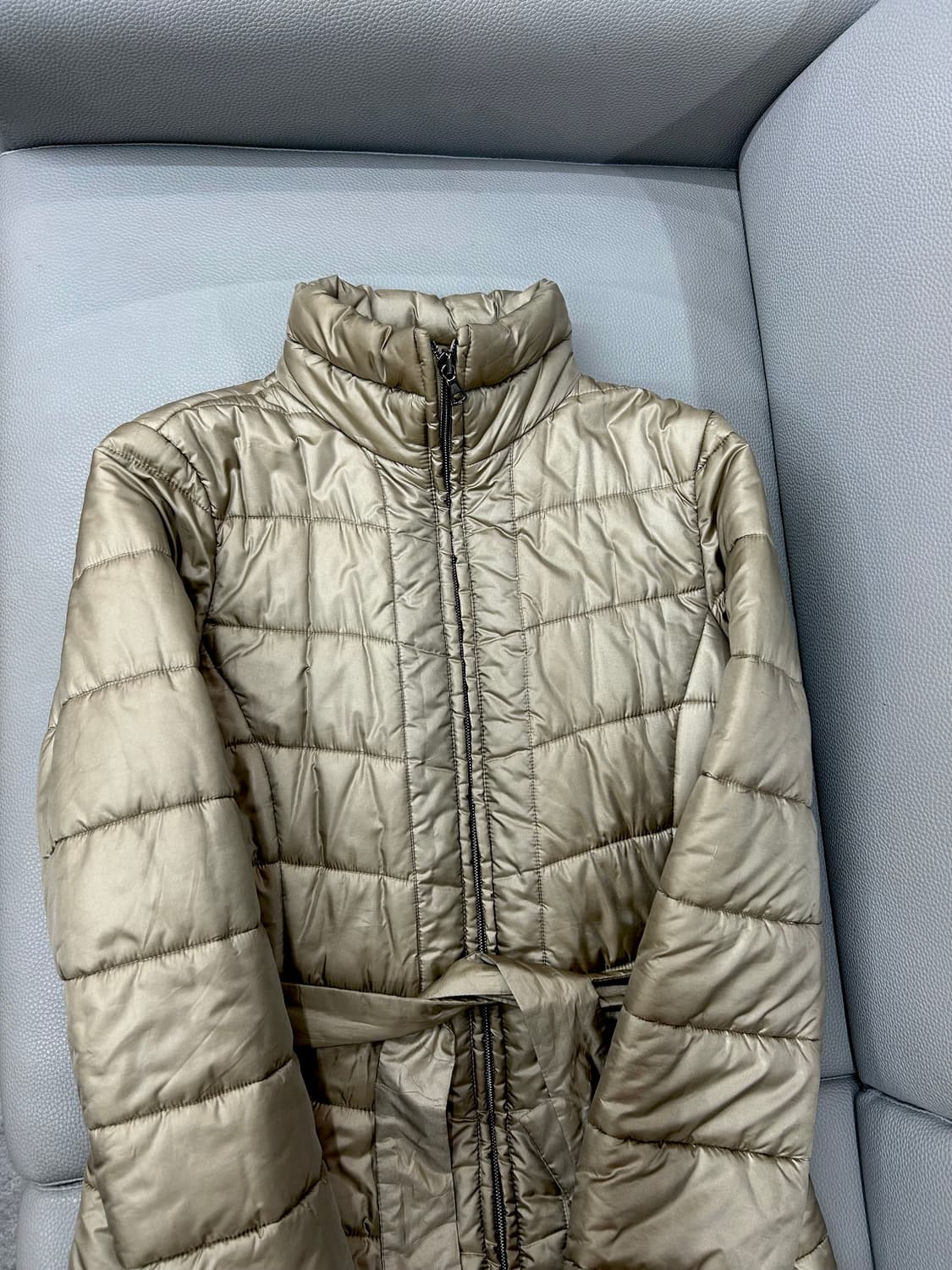 막스마라 벨티드 트렌치 롱패딩(40/55사이즈) 상품이미지4