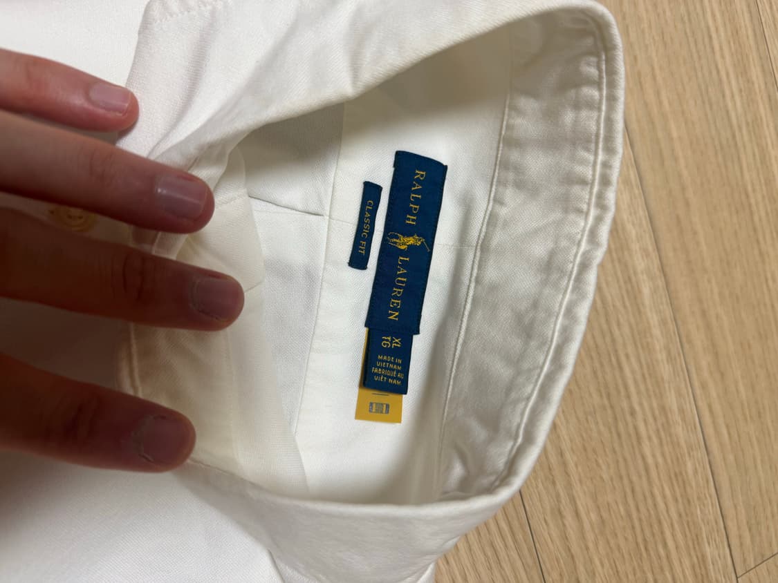 XL) 50,000원 폴로 랄프로렌 클래식핏 옥스포드 셔츠 정품 화이트 상품이미지8