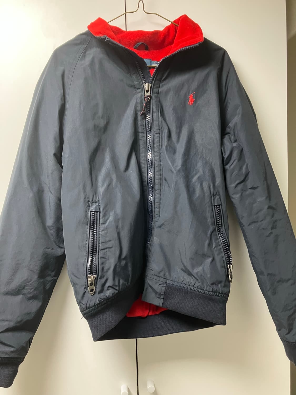 폴로랄프로렌 자켓 블루종 기모 네이비 s사이즈 상품이미지2