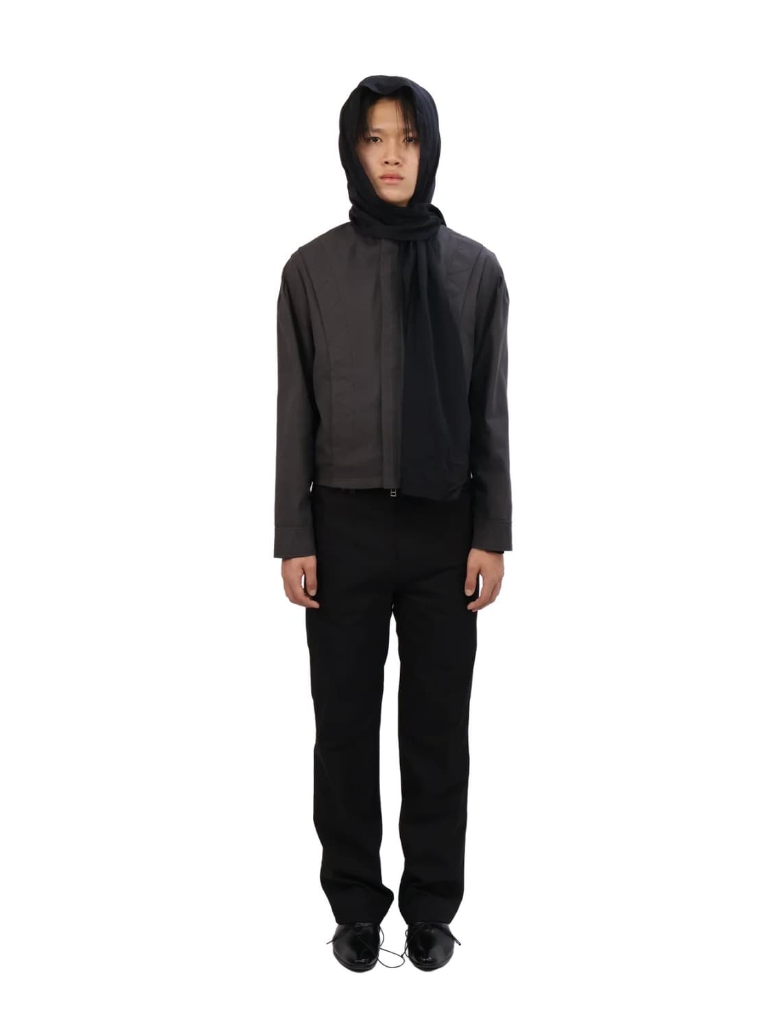 Leather Pocket Pants - Black 상품이미지5